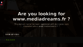 What Mediadreams.fr website looked like in 2016 (7 years ago)