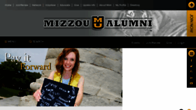 What Mizzou.com website looked like in 2016 (7 years ago)