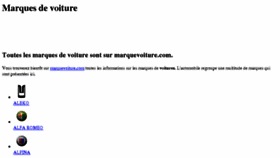 What Marquevoiture.com website looked like in 2016 (7 years ago)