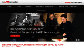 What Myaarpconnection.com website looked like in 2016 (7 years ago)