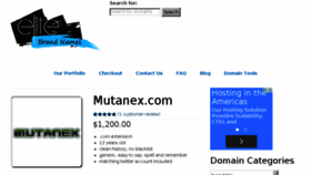 What Mutanex.com website looked like in 2016 (7 years ago)