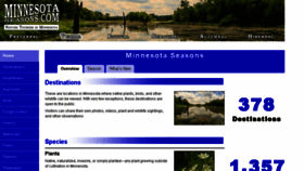 What Minnesotaseasons.com website looked like in 2016 (7 years ago)