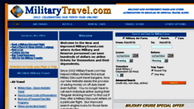 What Militarytravel.com website looked like in 2016 (7 years ago)