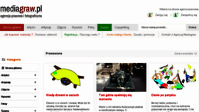What Mediagraw.pl website looked like in 2016 (7 years ago)