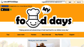 What Myfooddays.com website looked like in 2016 (7 years ago)