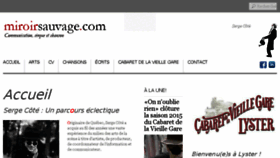 What Miroirsauvage.com website looked like in 2016 (7 years ago)