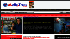 What Mediatransnews.com website looked like in 2016 (7 years ago)