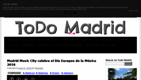 What Madridfera.com website looked like in 2016 (7 years ago)