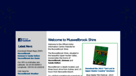 What Muswellbrook.org.au website looked like in 2016 (7 years ago)