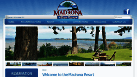 What Madrona-resort.com website looked like in 2016 (7 years ago)