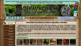 What Maderasaguirre.com website looked like in 2016 (7 years ago)