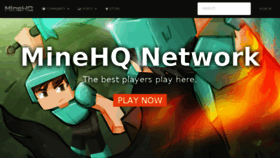 What Minehq.com website looked like in 2016 (7 years ago)
