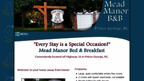 What Meadmanorbnb.ca website looked like in 2016 (7 years ago)