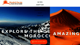 What Marrakech-day-trips.com website looked like in 2016 (7 years ago)