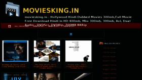 What Moviesking.in website looked like in 2016 (7 years ago)
