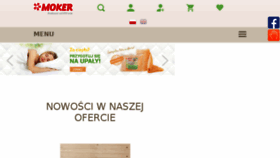 What Moker.eu website looked like in 2016 (9 years ago)