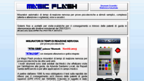 What Magicflash.it website looked like in 2016 (7 years ago)