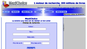 What Maxichoice.com website looked like in 2016 (7 years ago)