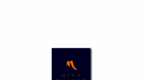 What Miho.jp website looked like in 2016 (7 years ago)
