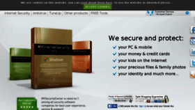 What Mysecuritycenter.com website looked like in 2016 (8 years ago)