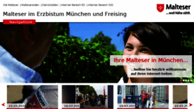 What Malteser-muenchen.de website looked like in 2016 (8 years ago)