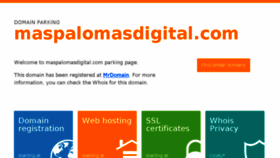 What Maspalomasdigital.com website looked like in 2016 (7 years ago)