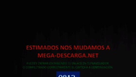 What Mega-descarga.com website looked like in 2016 (7 years ago)
