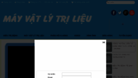 What Mayvatlytrilieu.com.vn website looked like in 2016 (7 years ago)