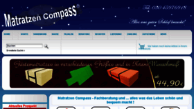 What Matratzen-compass.eu website looked like in 2016 (7 years ago)