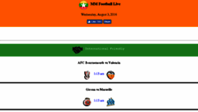 What Mmfootballmobile.com website looked like in 2016 (7 years ago)