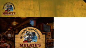 What Mulates.com website looked like in 2016 (7 years ago)
