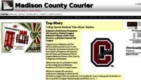 What Madisoncountycourier.com website looked like in 2016 (7 years ago)