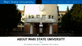 What Maristateuniversity.com website looked like in 2016 (7 years ago)