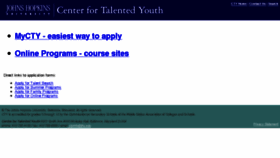 What Mycty.jhu.edu website looked like in 2016 (7 years ago)