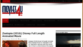 What Movies4u.org website looked like in 2016 (7 years ago)