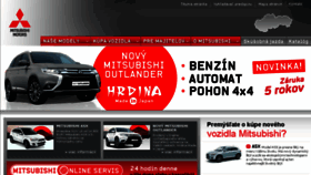 What Mitsubishimotors.sk website looked like in 2016 (7 years ago)