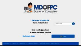What Mdofpc.com website looked like in 2016 (7 years ago)