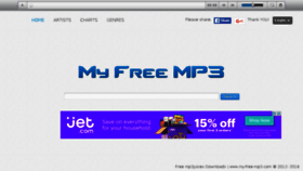 What Mp3freex.biz website looked like in 2016 (7 years ago)
