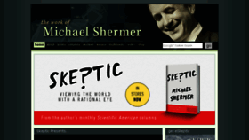 What Michaelshermer.com website looked like in 2016 (7 years ago)