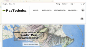 What Maptechnica.com website looked like in 2016 (7 years ago)