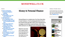 What Moneywell.co.uk website looked like in 2016 (7 years ago)