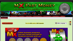 What Mxfastmoney.com website looked like in 2016 (7 years ago)