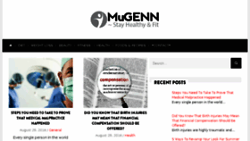 What Mugenn.com website looked like in 2016 (7 years ago)