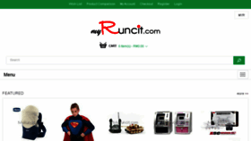 What Myruncit.com website looked like in 2016 (7 years ago)