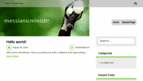What Messianicministry.info website looked like in 2016 (7 years ago)