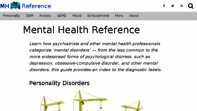 What Mhreference.org website looked like in 2016 (7 years ago)