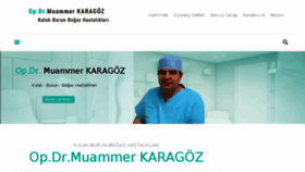 What Muammerkaragoz.com website looked like in 2016 (7 years ago)