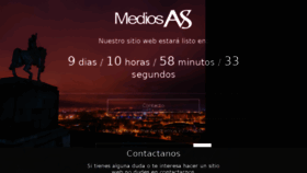 What Mediosavs.com website looked like in 2016 (7 years ago)