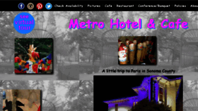 What Metrolodging.com website looked like in 2016 (7 years ago)
