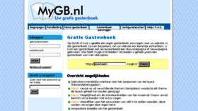 What Mygb.nl website looked like in 2016 (7 years ago)